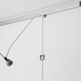 Bilderschienen mit Licht