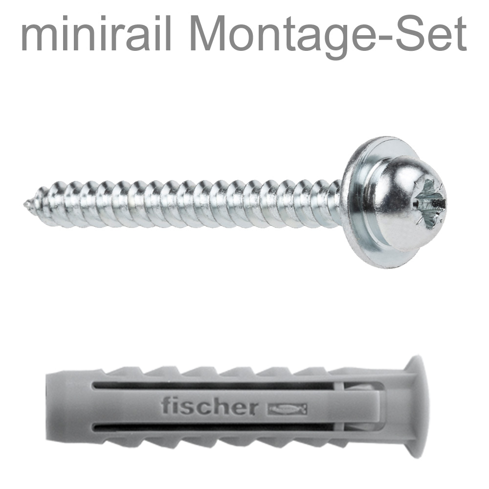 MontageSet für Minirail Bilderschienen